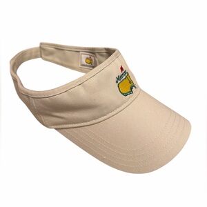 Masters Golf Tournament Augusta National Visor Hat White Cotton Strapback